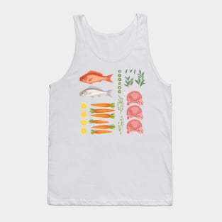 Meat Flat Lay Tank Top